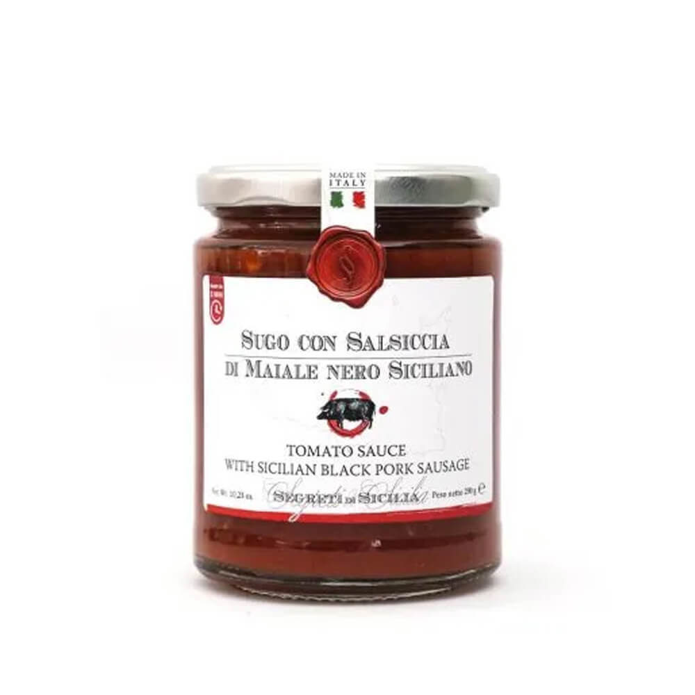 Cutrera Tomato Sauce with Sicilian Black Pork Sausage 290g